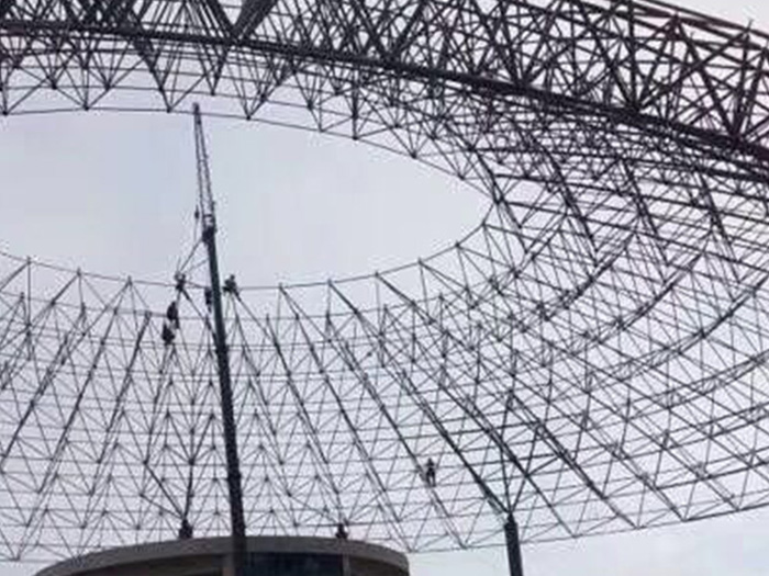 呼伦贝尔篮球馆球形网架厂家价格